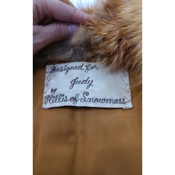 Vintage Tillis Fox Fur luxury coat Private Label size S zip Old money Regal chic - Picture 6 of 11
